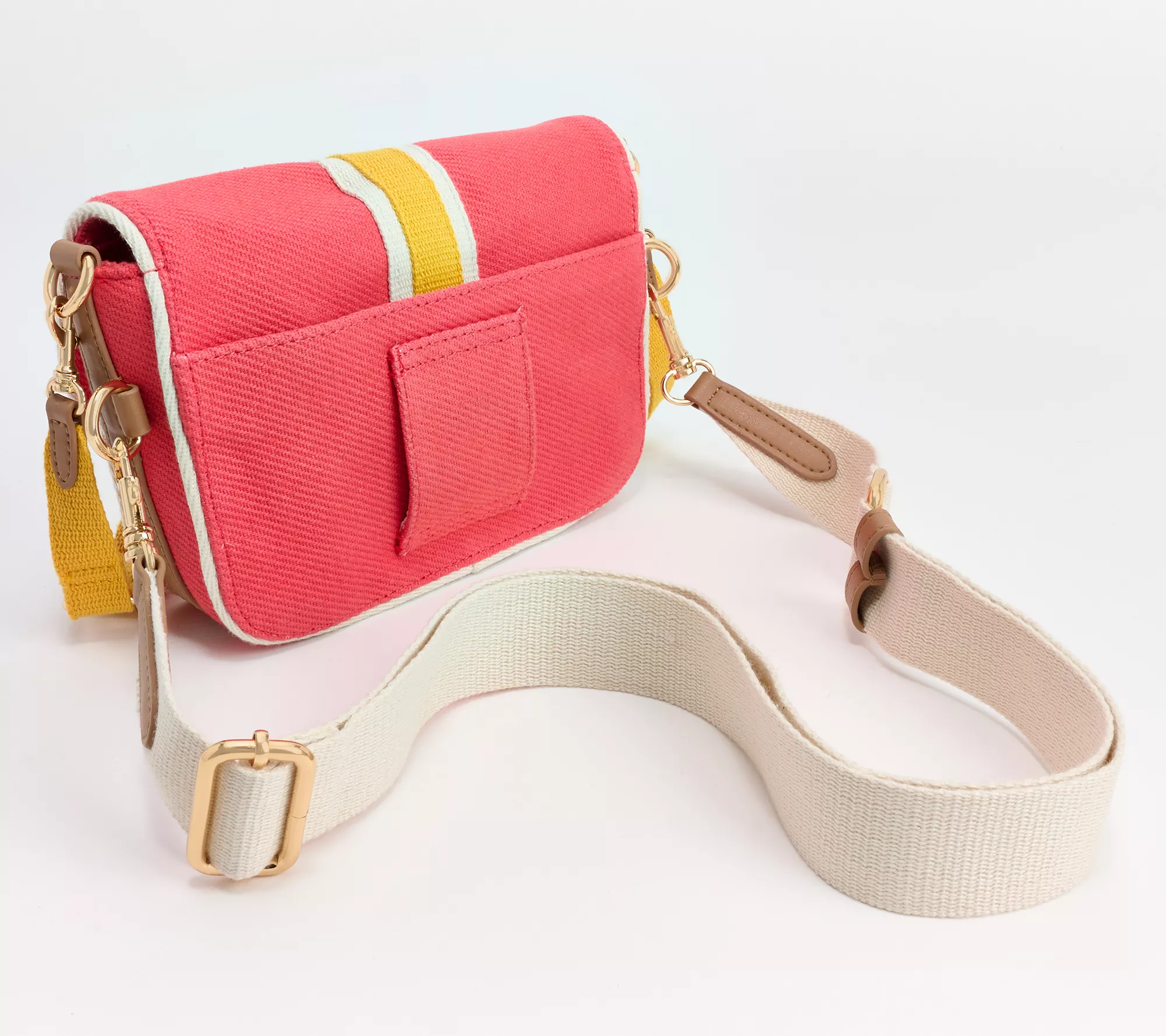 "As Is" Market By Monica Coated Canvas Crossbody with Shoulder Strap