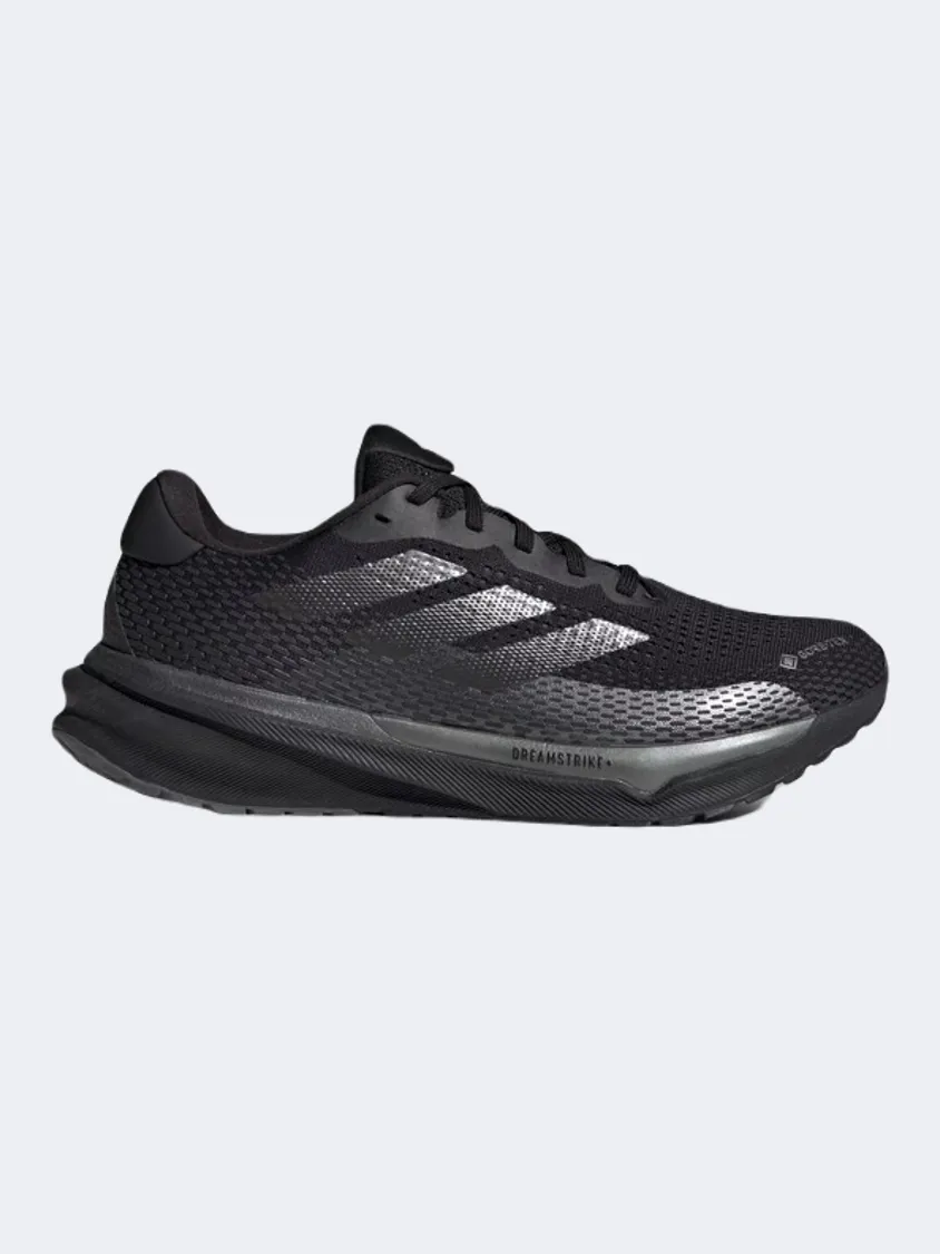 Adidas Supernova Goretex Men Running Shoes Black/Iron Metallic