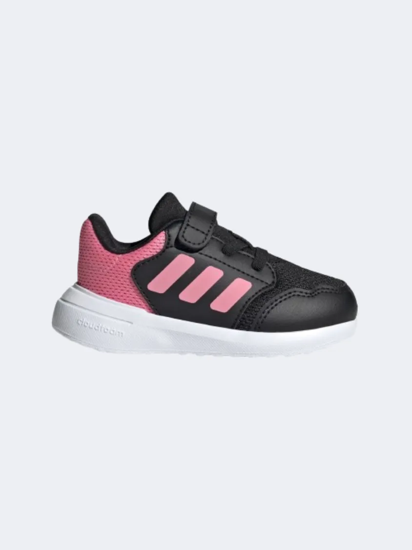 Adidas Tensaur Run 3.0 Infant-Girls Running Shoes Black/Pink/White