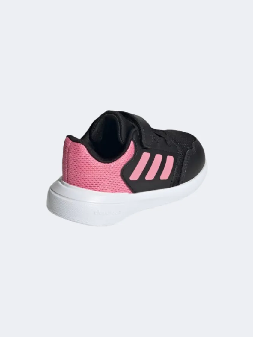 Adidas Tensaur Run 3.0 Infant-Girls Running Shoes Black/Pink/White