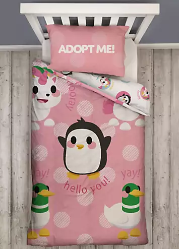 Adopt Me! Roblox Hugs Single Duvet Cover Set | Kaleidoscope