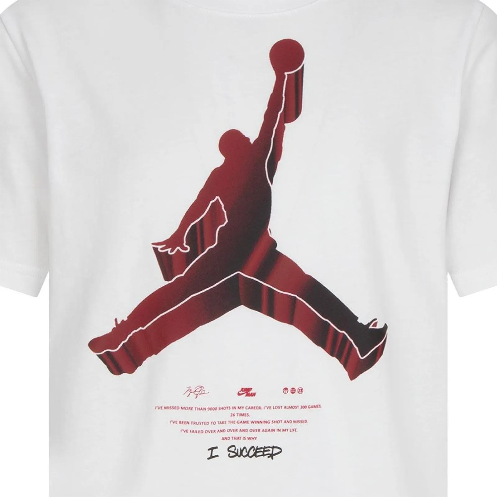 Air Jordan Jumpman x Nike Action Kids Shirt ''White''