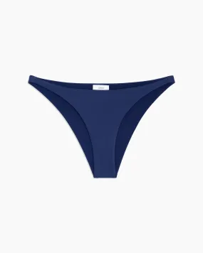 Ashley Tricot Bikini Bottom | Navy