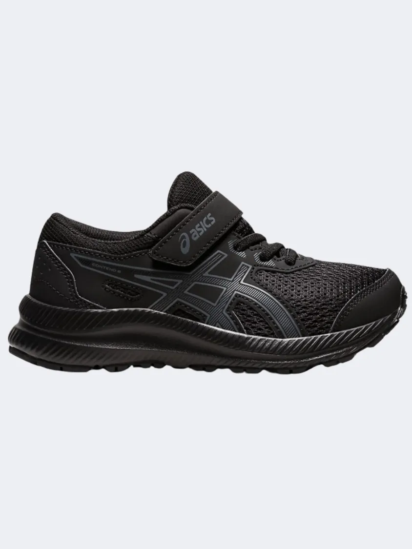 Asics Contend 8 Boys Running Shoes Black/Carrier Grey