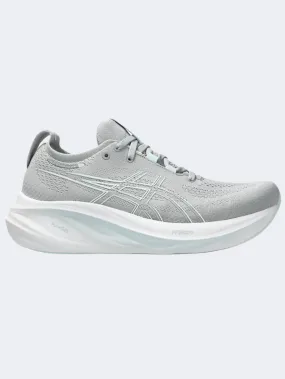 Asics Gel Nimbus 26 Women Running Shoes Grey/Grey Blue