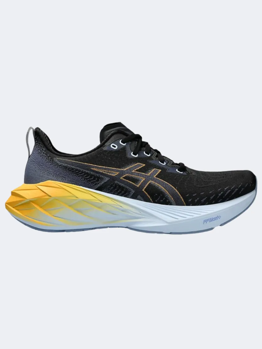 Asics Novablast 4 Men Running Shoes Black/Thunder Blue