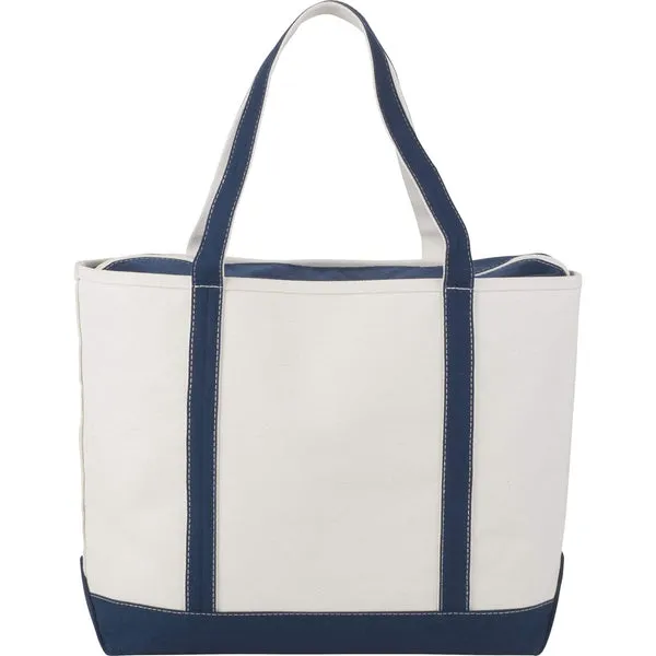 Baltic 24oz Cotton Canvas Tall Zippered Boat Tote