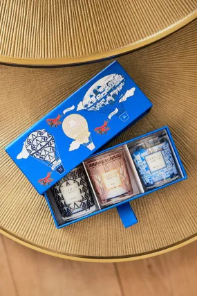 Baobab Collection    Trio Travel Candles Manhattan Paris Mykonos