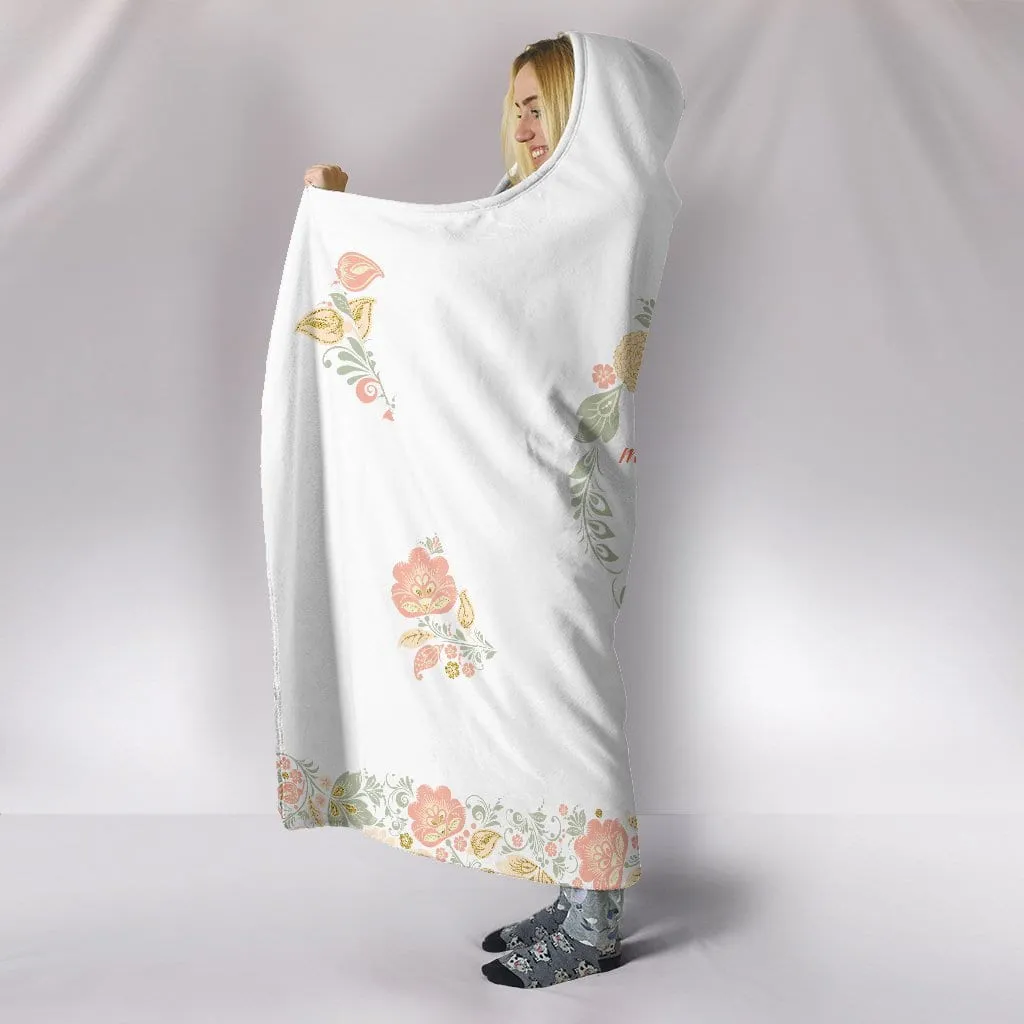 Best Moms Promoted to Grammie Hooded Blanket