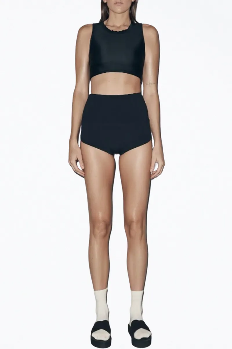 BETTY 2.0 HIGH-WAISTED RIBBED BIKINI BOTTOMS