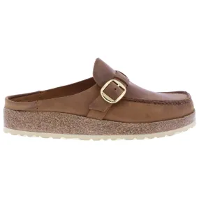 Birkenstock Unisex Sandals Buckley Casual Buckle Slip-On Oiled Leather - UK 7