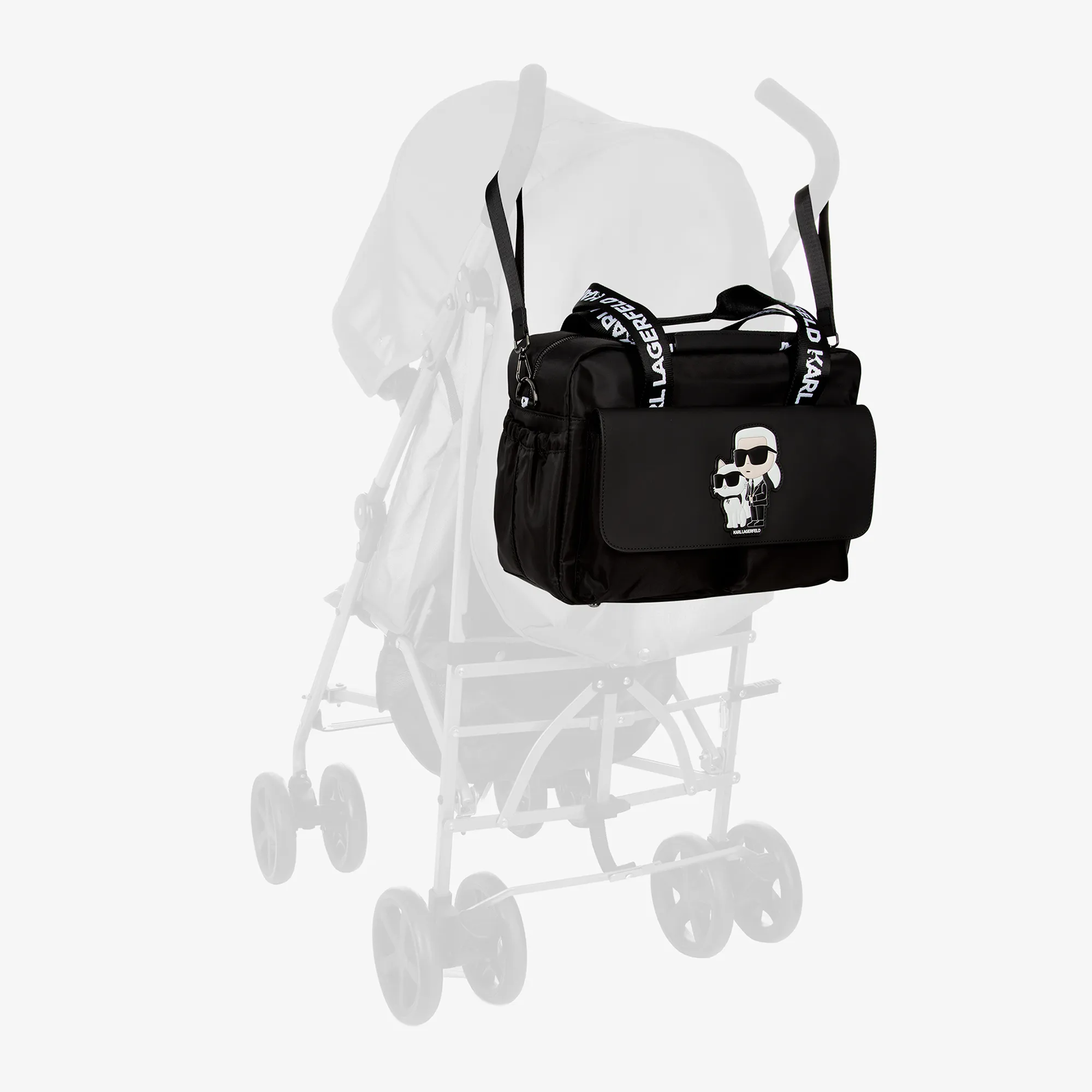 Black Ikonik Baby Changing Bag (36cm)