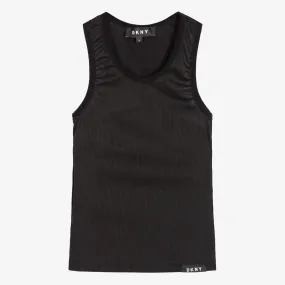 Black Racer Back Vest Top