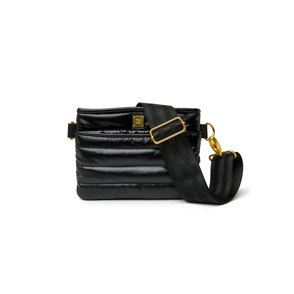 Bum Bag Pearl Black with Gold