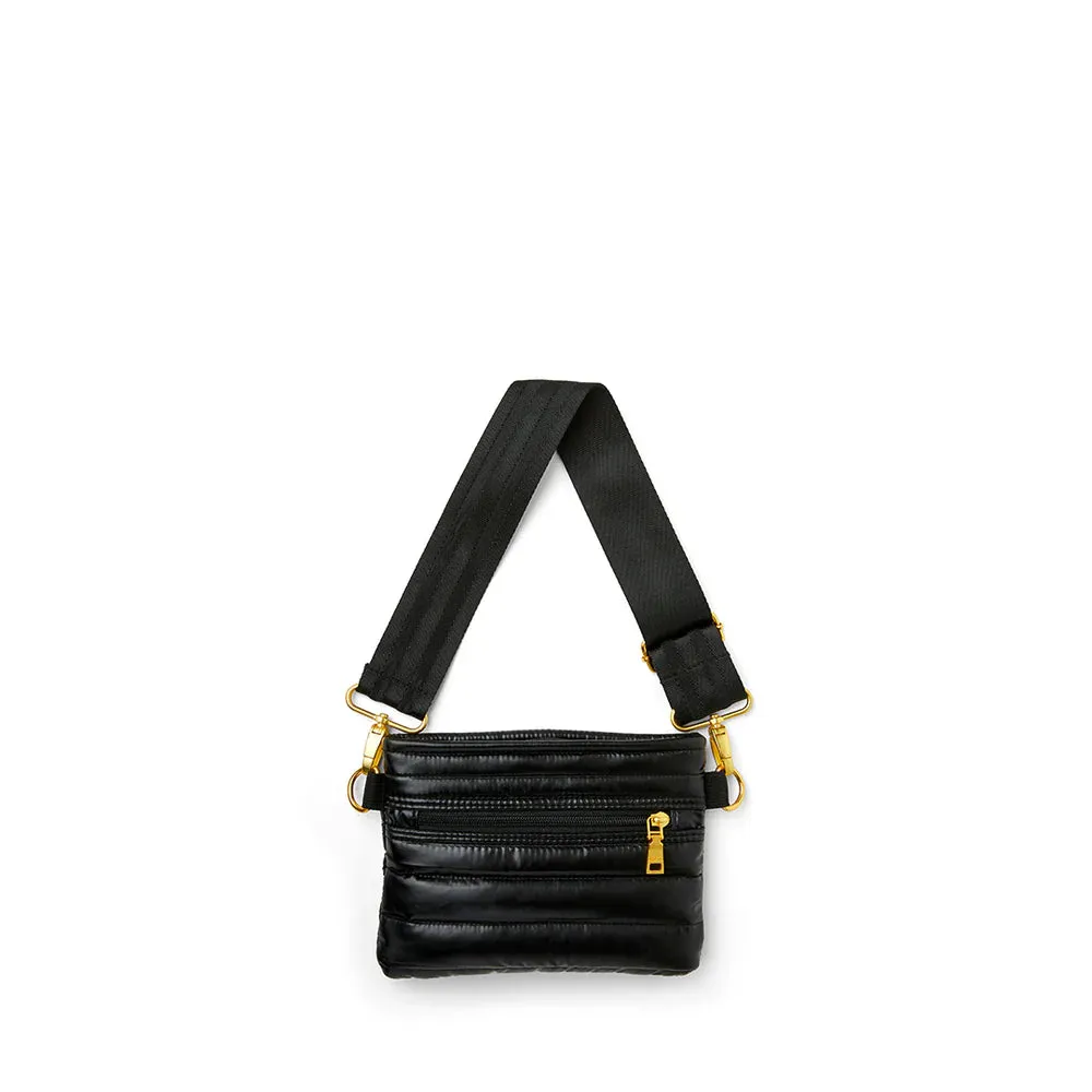 Bum Bag Pearl Black with Gold