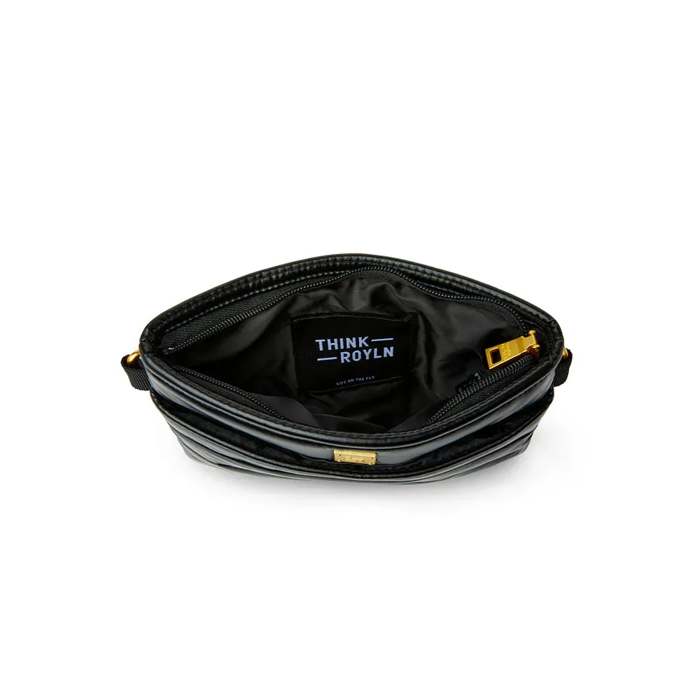 Bum Bag Pearl Black with Gold