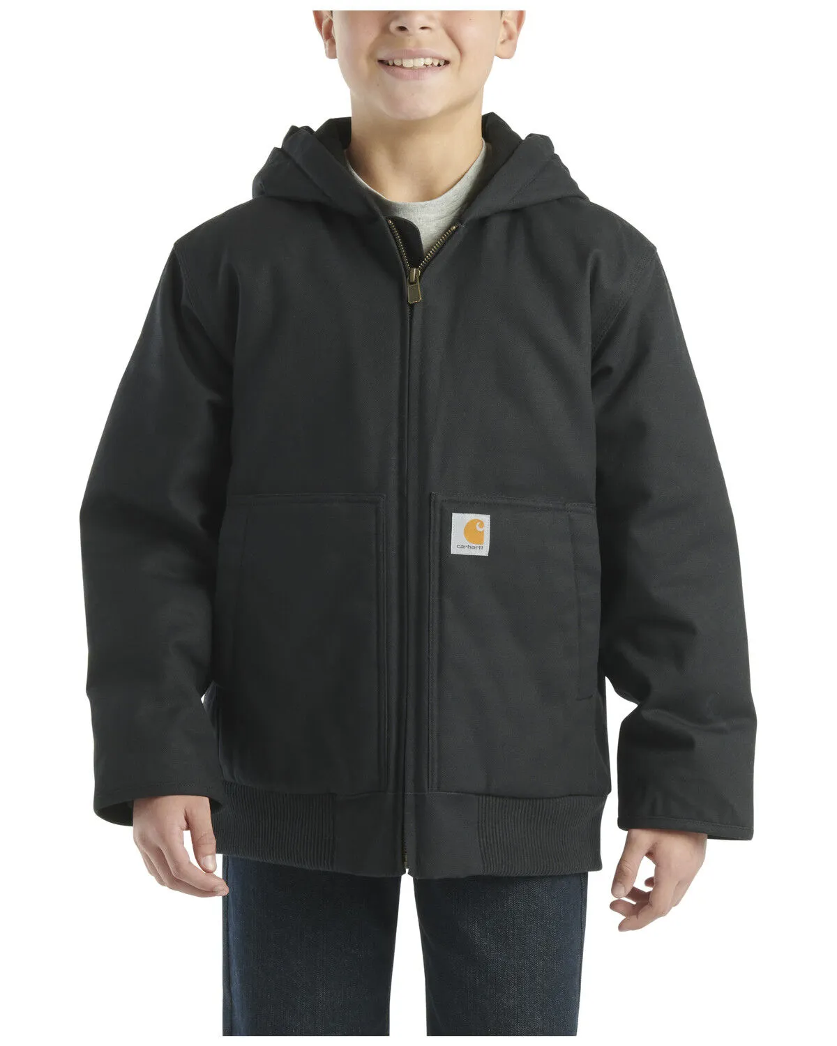 Carhartt Little Boys' Flannel Quilt Lined Active Jacket