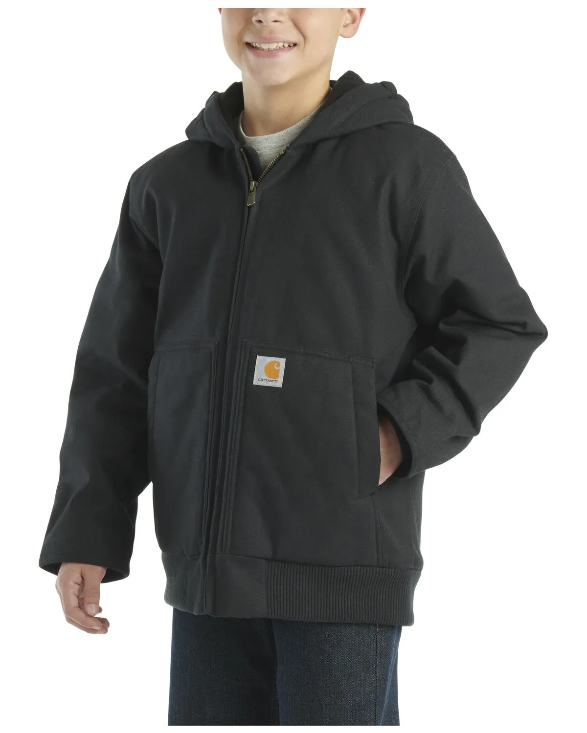 Carhartt Little Boys' Flannel Quilt Lined Active Jacket