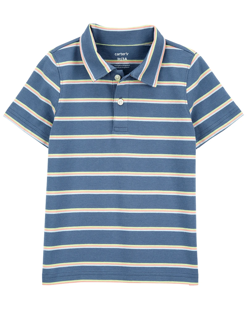 Carters Oshkosh Baby Striped Jersey Polo