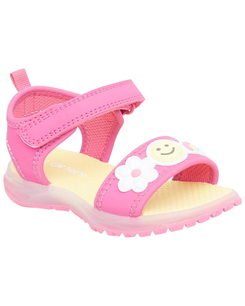 Carter's / OshKosh Toddler Smiley Face Light-Up Sandals