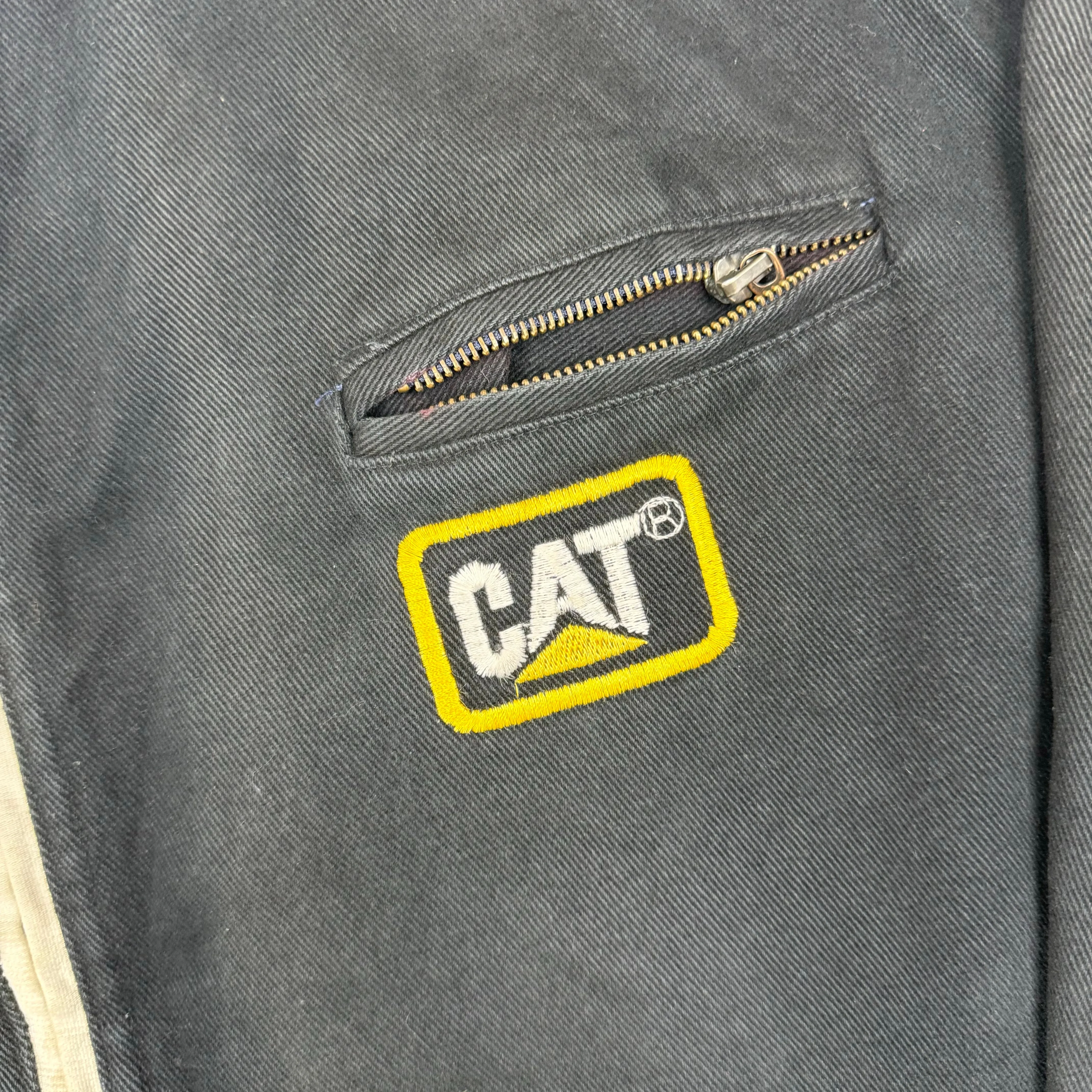 CAT Corduroy Workwear Embroidered Jacket Black