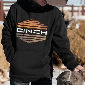 Cinch Youth Boy's Black Logo Hoodie