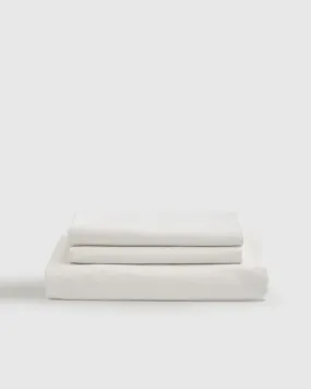 Classic Organic Percale Fitted Sheet Set