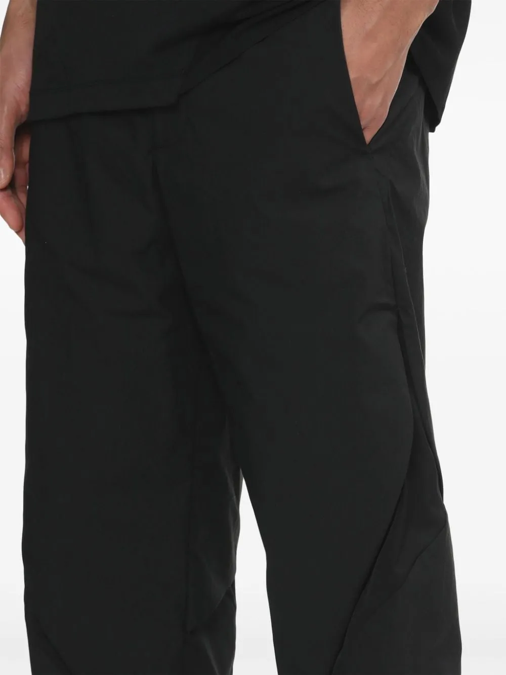 COTTON BLEND TROUSERS