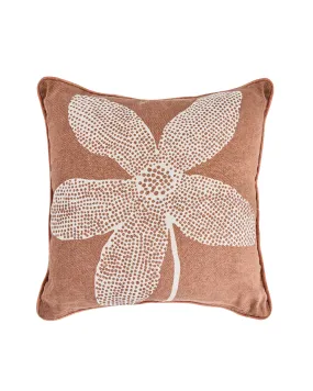 Cotton Linen Flower Pillow