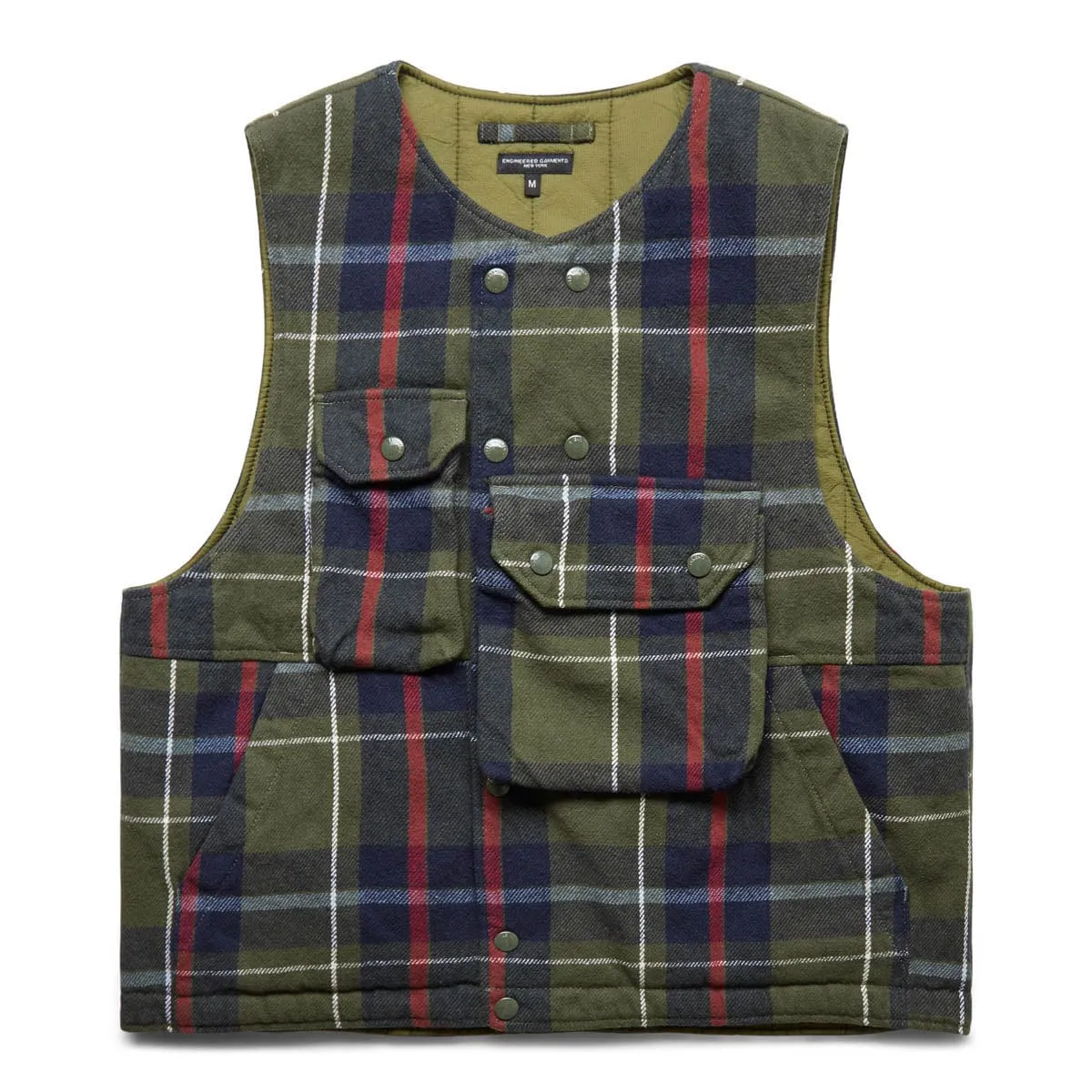 COVER VEST GREEN/NAVY | Bodega