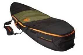 Creatures of Leisure Travel 6ft 7 Single Surfboard Bag - Army/Orange