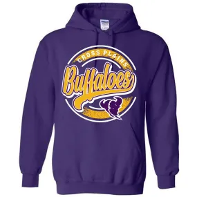 Cross Plains Buffaloes - Circle Script Hoodie