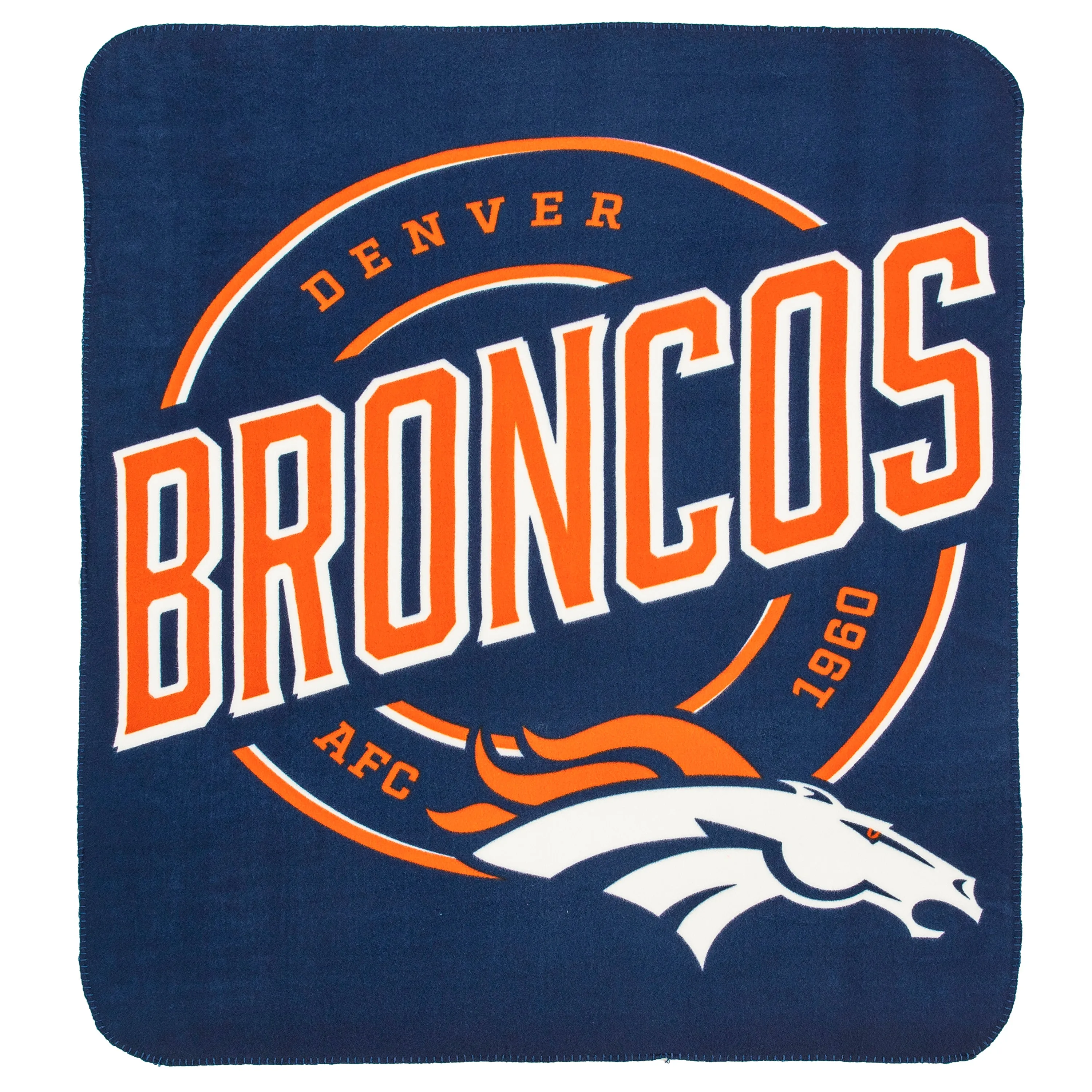 Denver Broncos 50 x 60 Campaign Fleece Throw Blanket