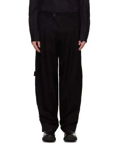 DEVOA Black Jodhpur Trousers