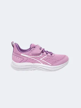 Diadora Snipe Ps Girls Running Shoes Orchid/White