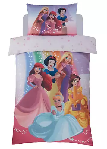 Disney Princess Rainbow Single Duvet Cover Set | Kaleidoscope