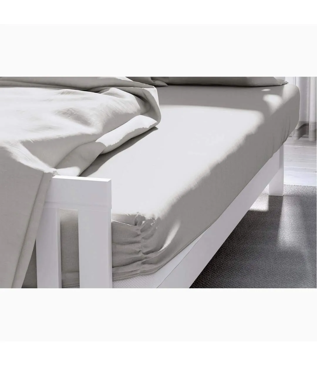 Divan extra deep fitted sheet white Belledorm