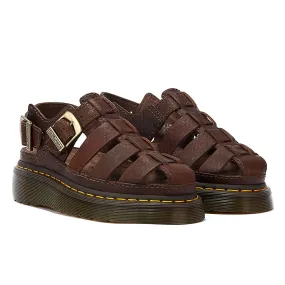 Dr. Martens Fisherman Grizzly Women's Dark Brown Sandals