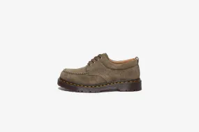 Dr. Martens Lowell (Hairy Suede + Classic Pull Up) M - Olive / Dark Brown