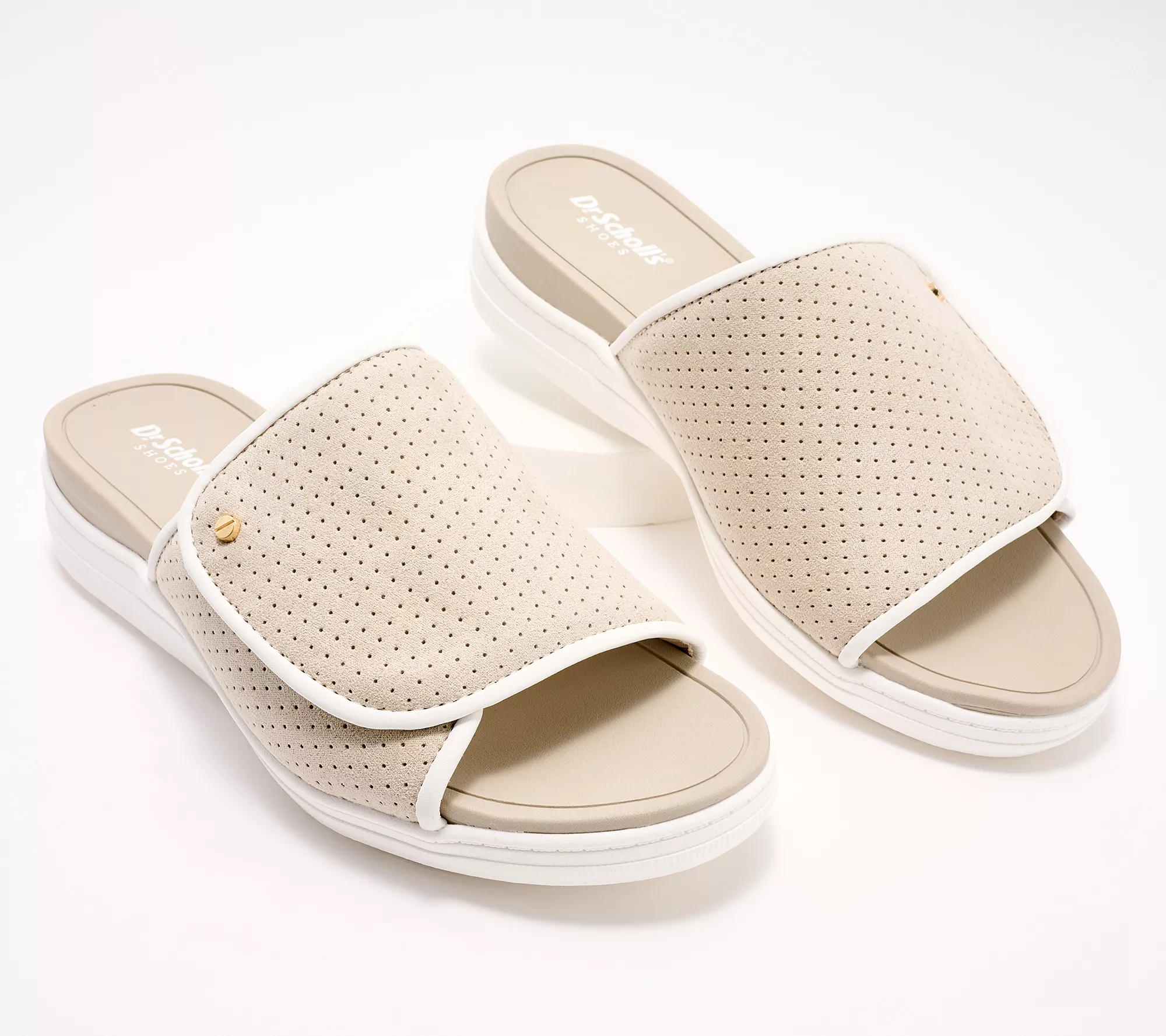 Dr. Scholl's Adjustable Slide Sandals - Time Off Set