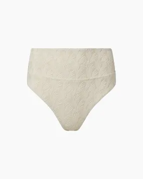 Emelia Bikini Bottom | White/Gold