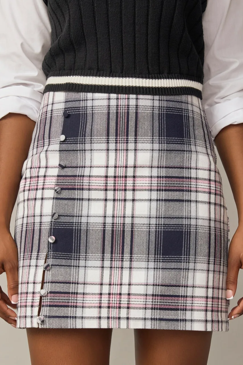 Emily Plaid Mini Skirt