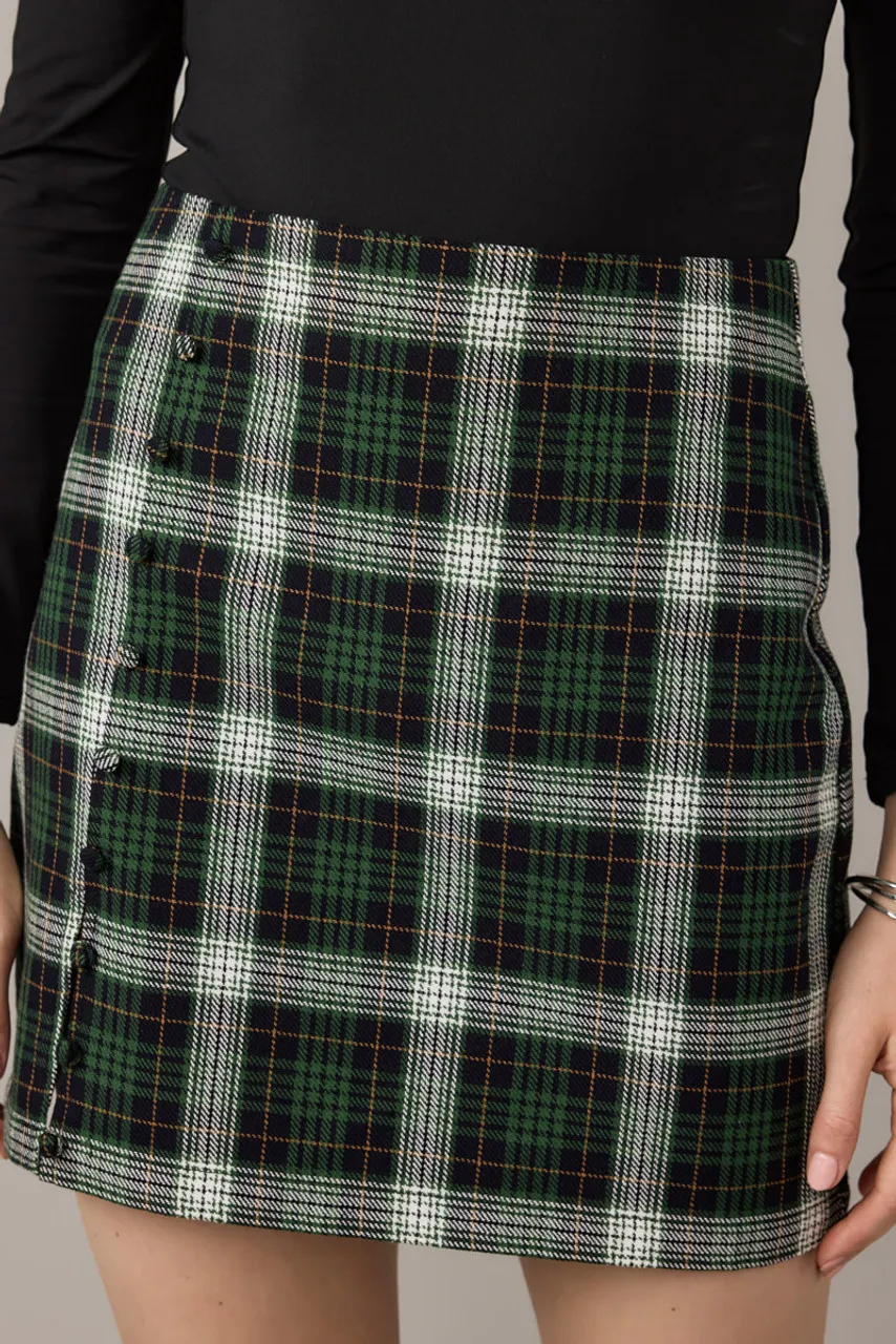 Emily Plaid Mini Skirt