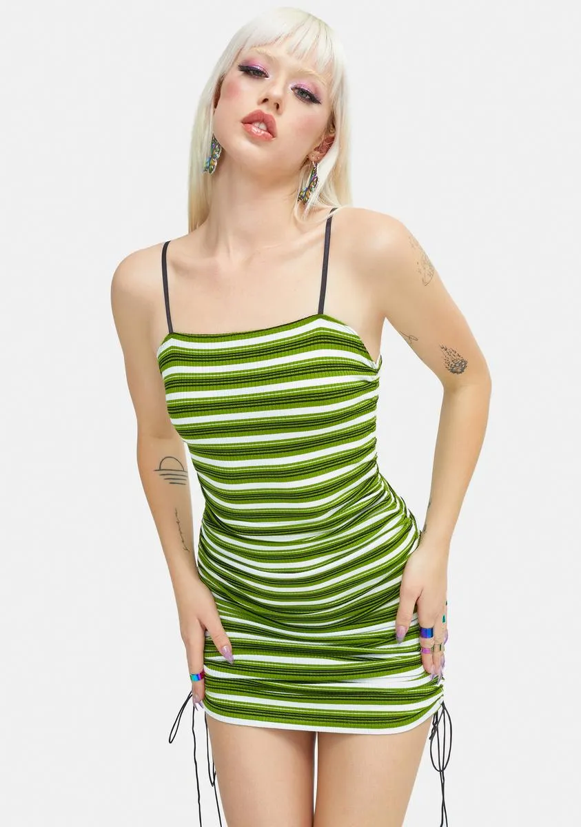 Feel The Moment Striped Tank Dress-