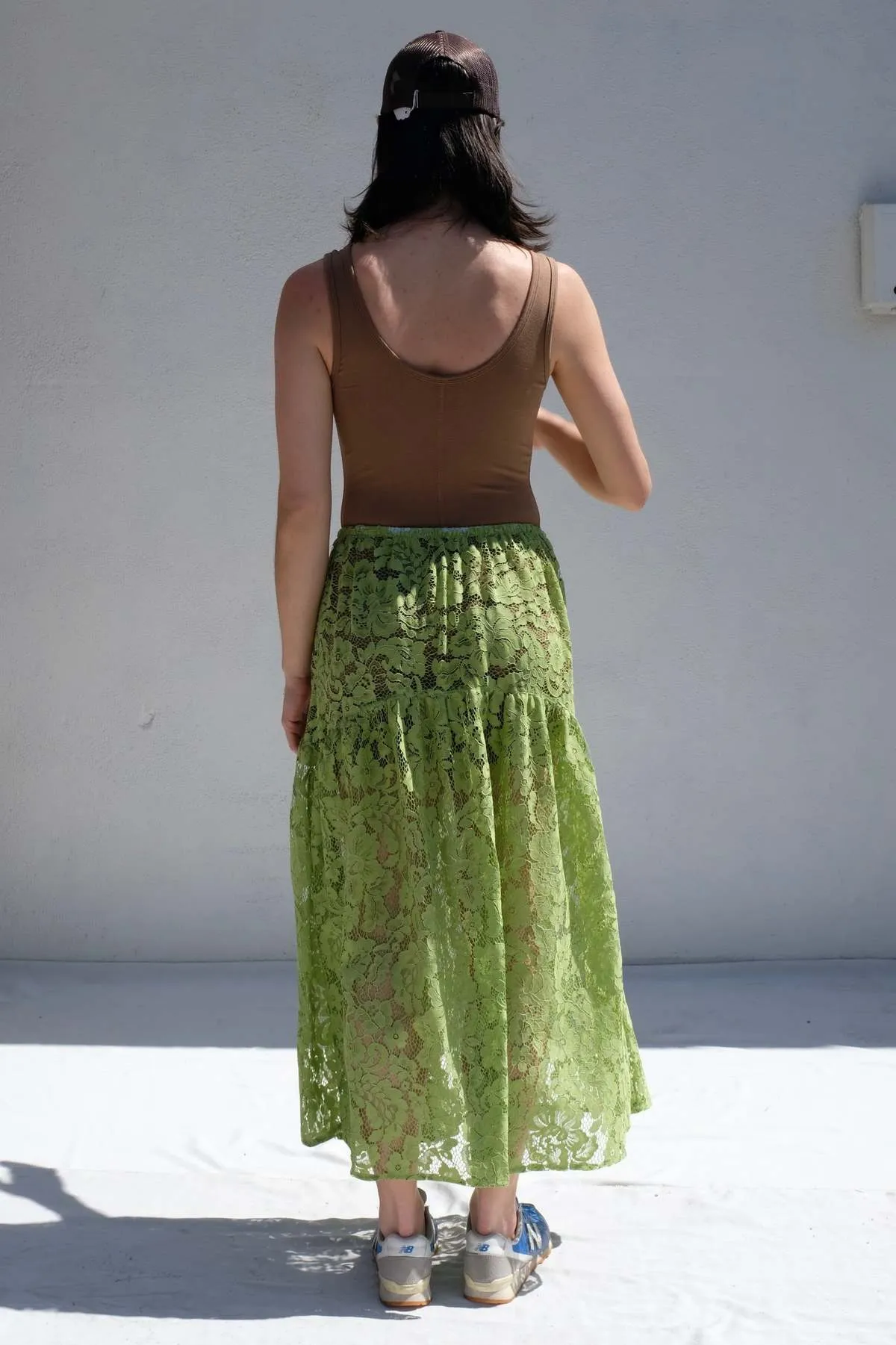 Field Skirt - Lime Lace