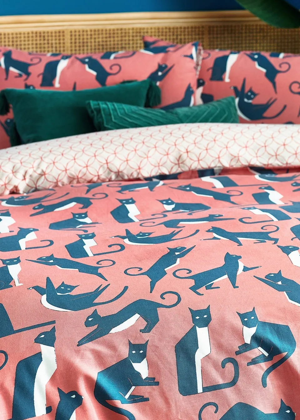 furn. Kitta Geo Cat Duvet Cover