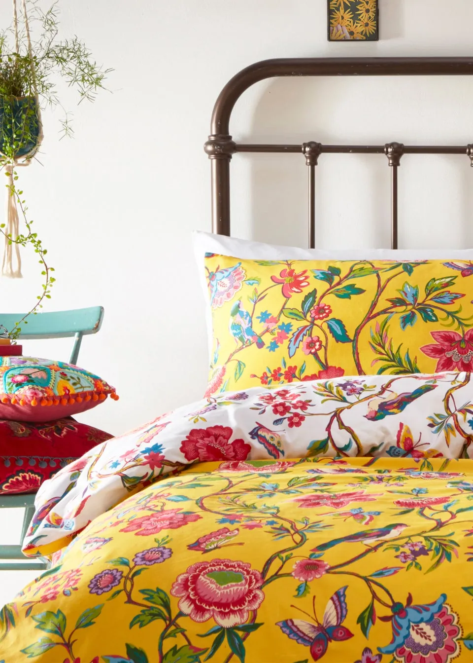 furn. Pomelo Tropical Floral Duvet Cover Set