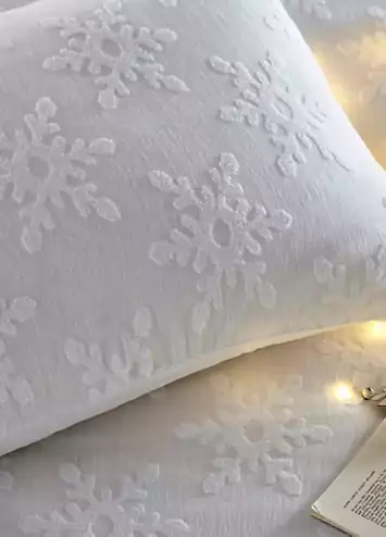 furn. Snowflake Tufted 100% Cotton 180 Thread Count Duvet Cover Set | Kaleidoscope