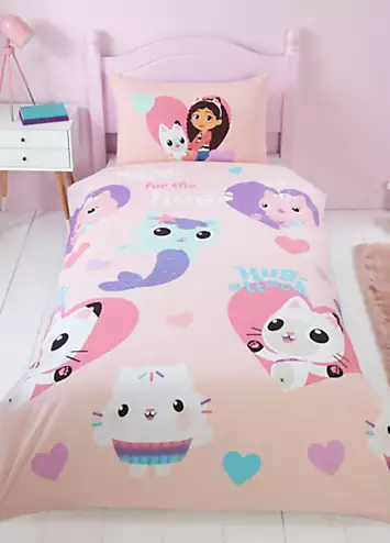 Gabby’s Dollhouse Hugs Single Duvet Cover Set | Kaleidoscope