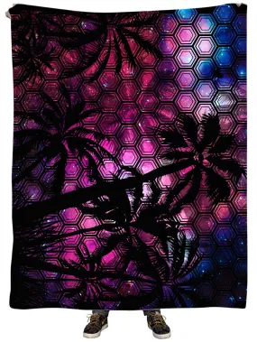 Galaxy In My Palm Plush Blanket